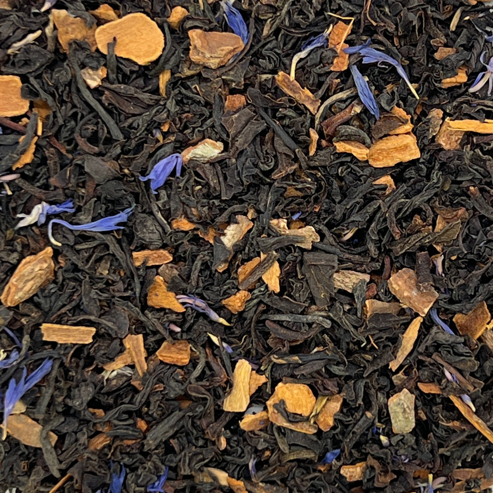 Cream Earl Grey loose leaf tea with cinnamon