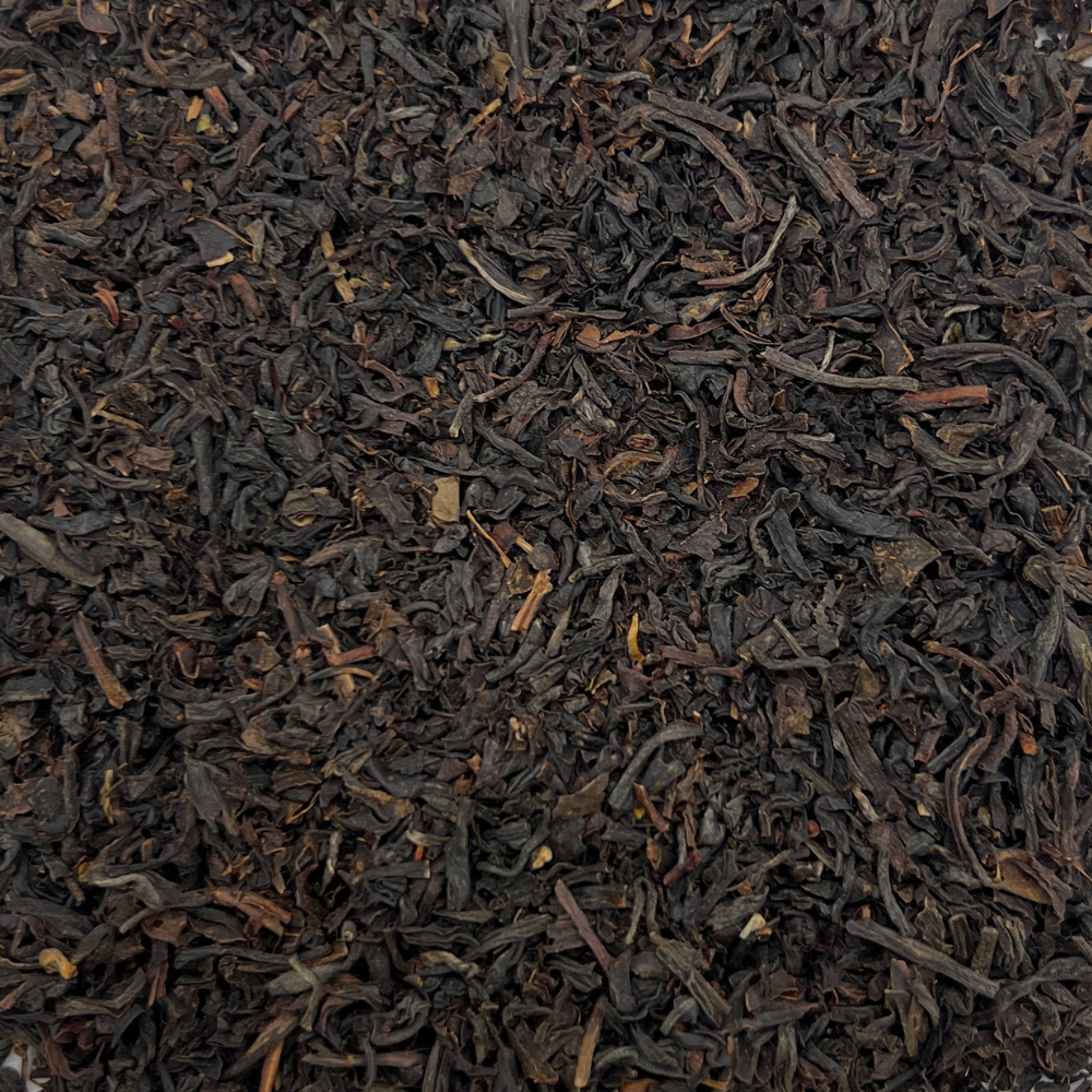 black tea leaves