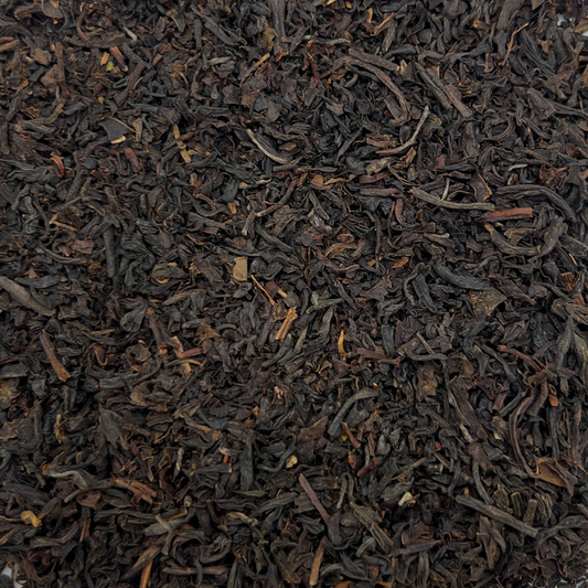 black tea leaves