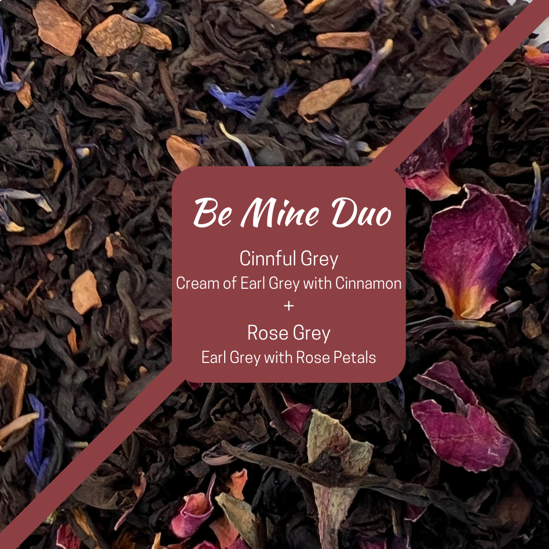 Photo of Cream Earl Grey tea with Cinnamon and Earl Grey tea with Rose Petals