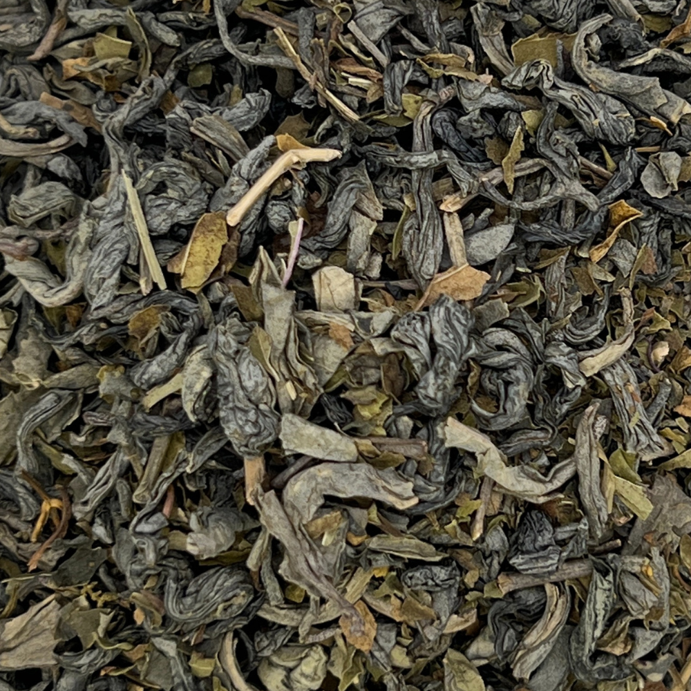 Lucky Hyson Green Tea with Peppermint Loose leaf blend