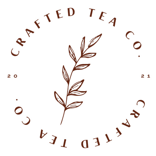Logo for a business named Crafted Tea Company