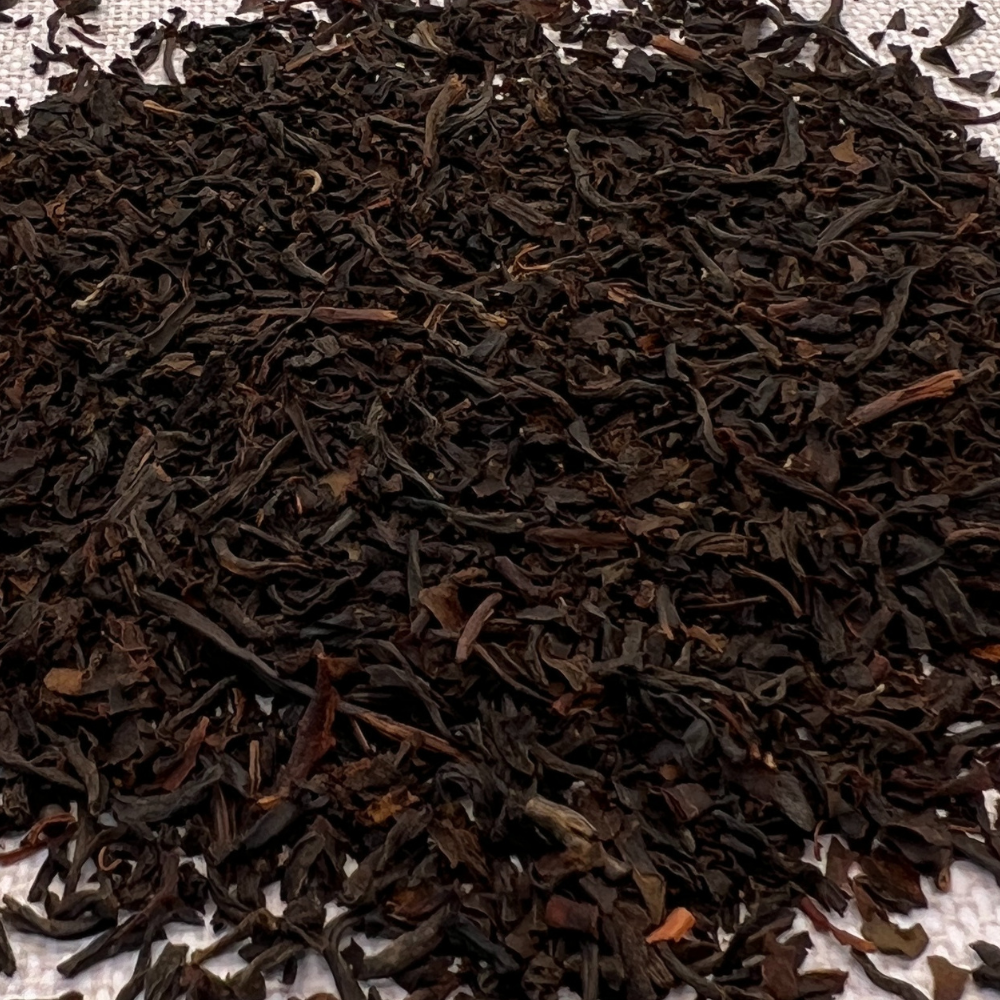 English Breakfast style tea blend called Good Morning, includes Assam, Ceylon and Keemun black teas