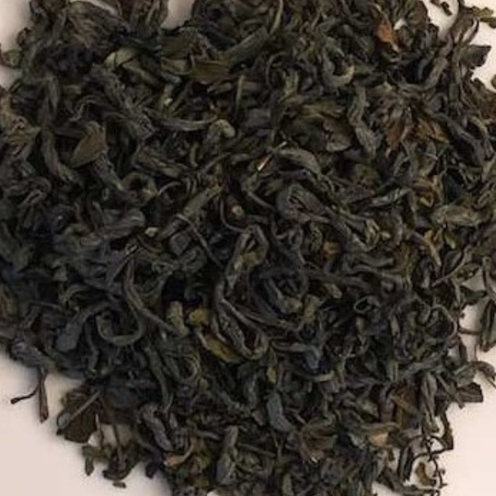 Lucky Hyson Green Tea with Peppermint Loose leaf blend